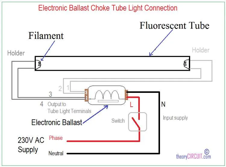 4 lamp ballast wiring diagram
