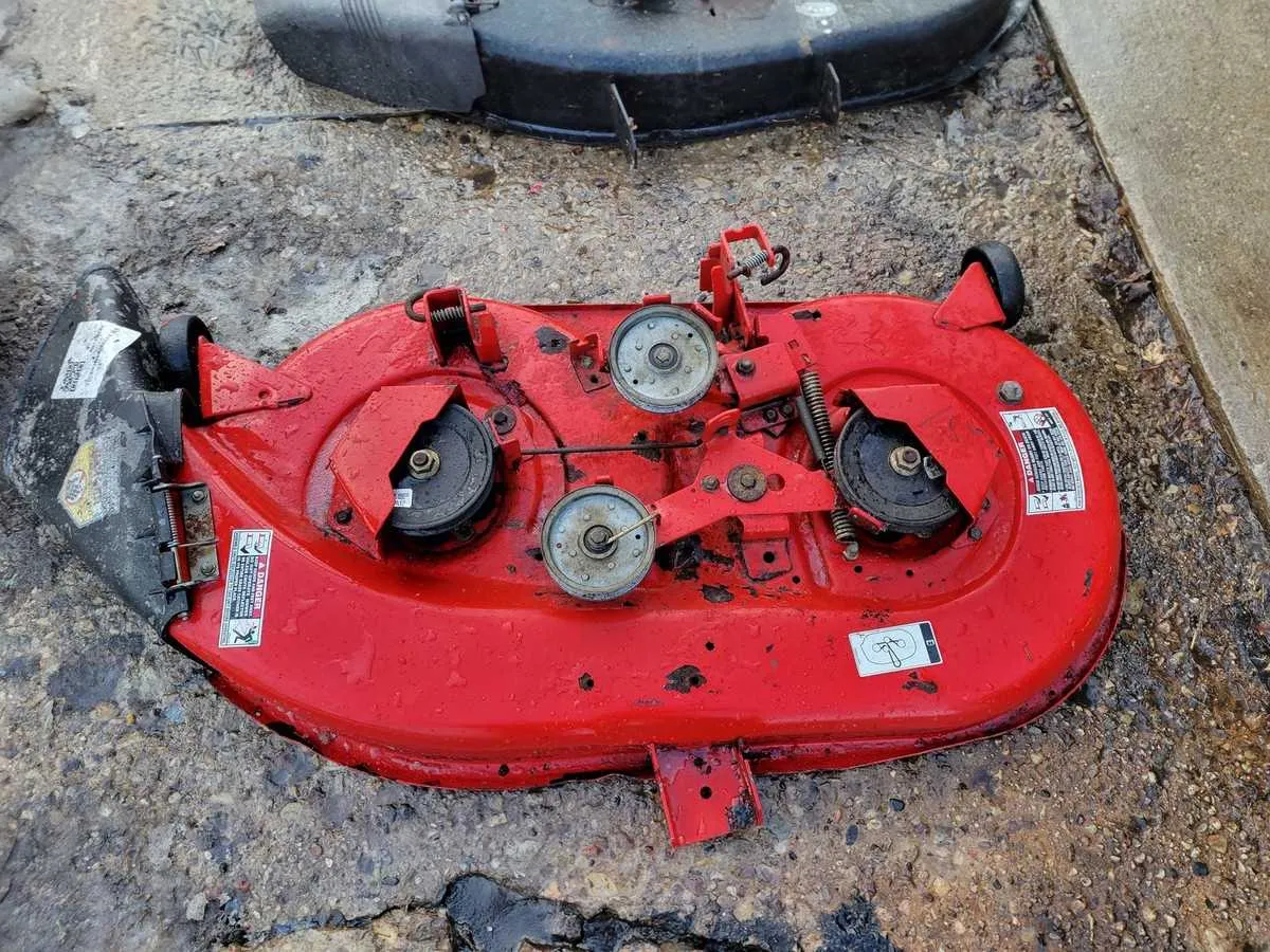 42 inch troy bilt pony deck spring diagram