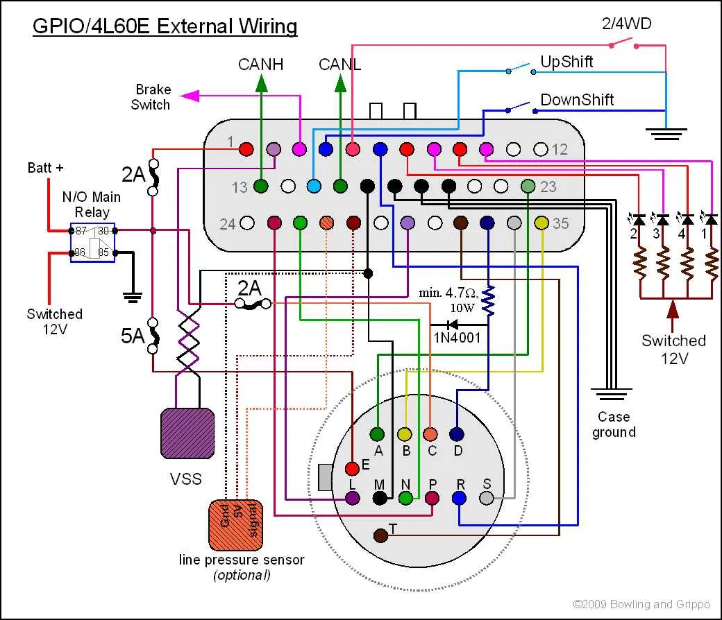 4l60e transmission parts diagram