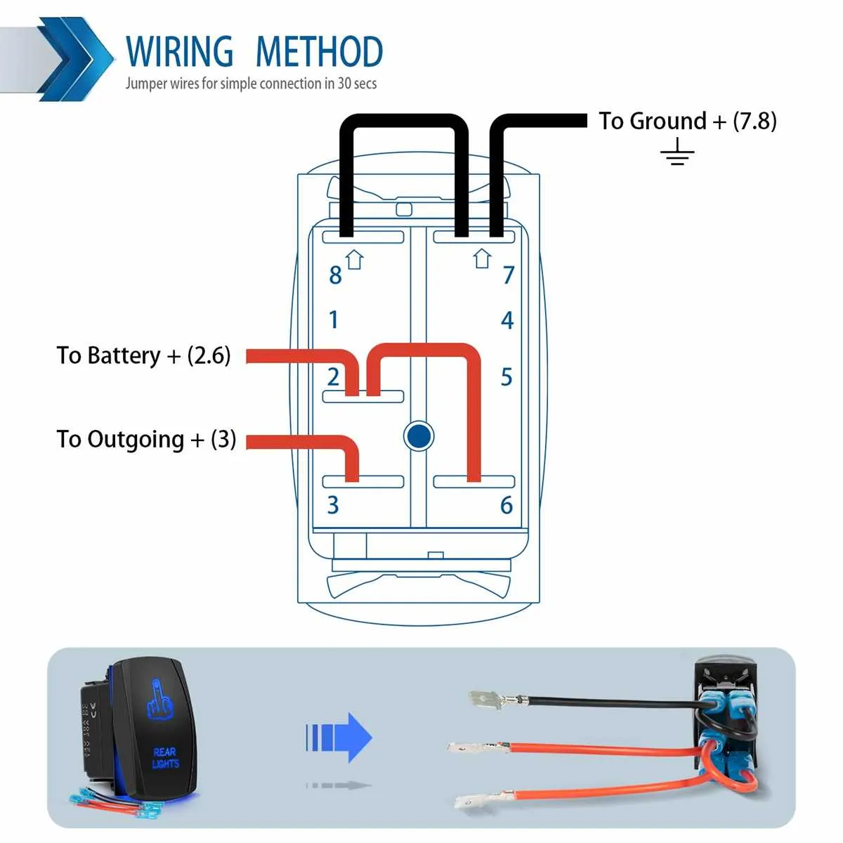 5 pin rocker switch wiring diagram