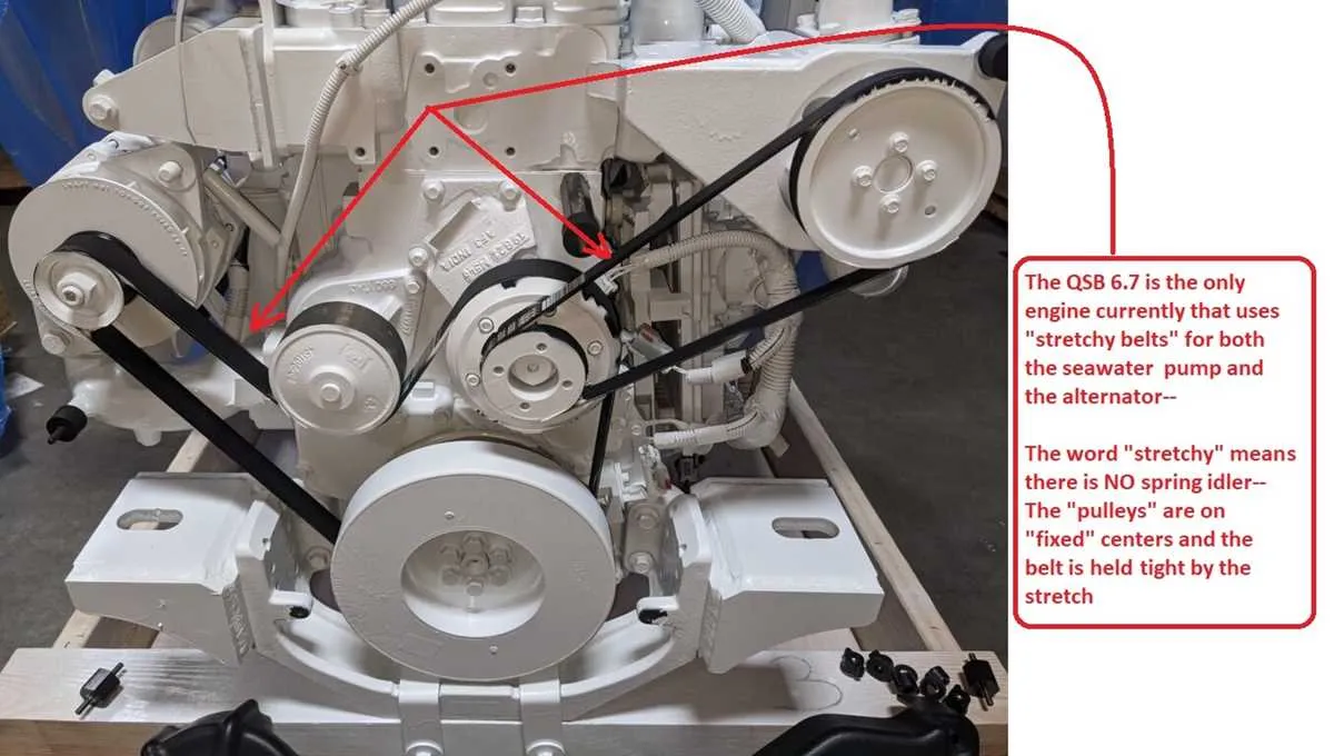 6.7 serpentine belt diagram