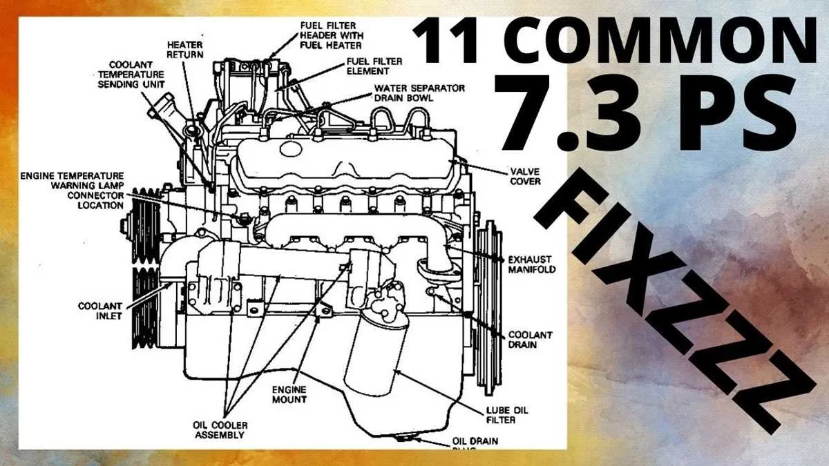 7.3 l 7.3 powerstroke engine diagram