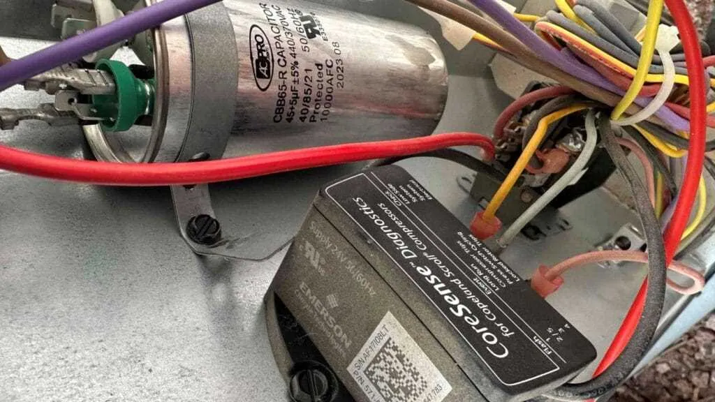 air conditioner wiring diagram capacitor