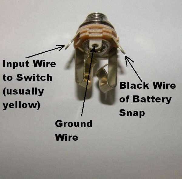 Barrel output jack wiring