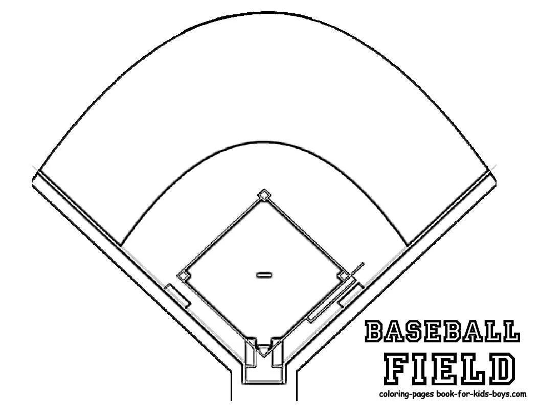 baseball diamond diagram with positions