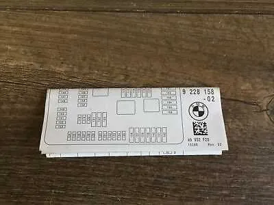bmw 328i fuse box diagram