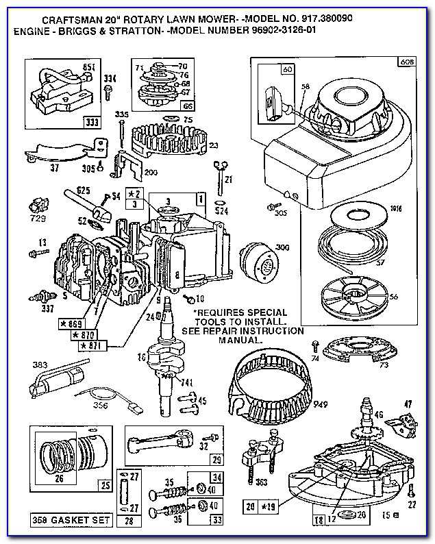 Briggs and stratton starter diagram