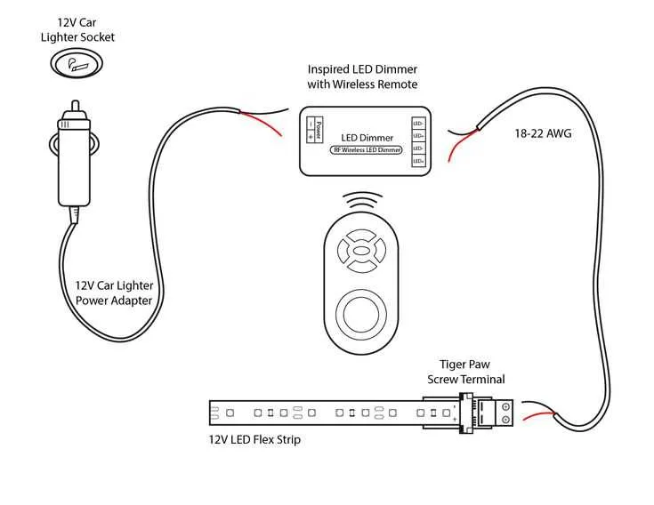 car lighter wiring diagram