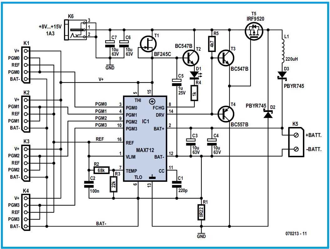 Components and their functions in the Cen-tech battery charger 60581