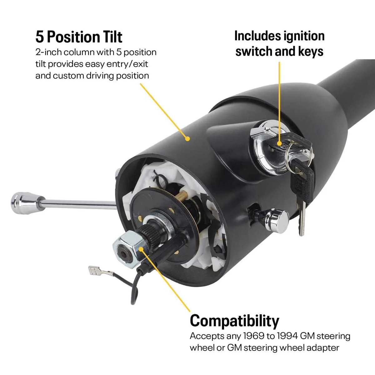 chevy tilt steering column diagram