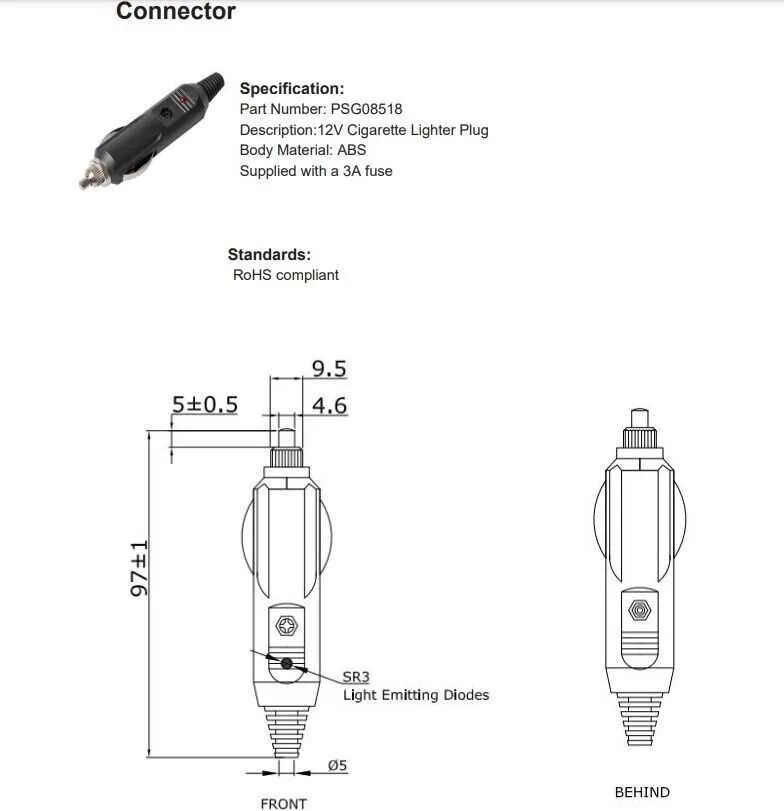 cigarette plug wiring diagram