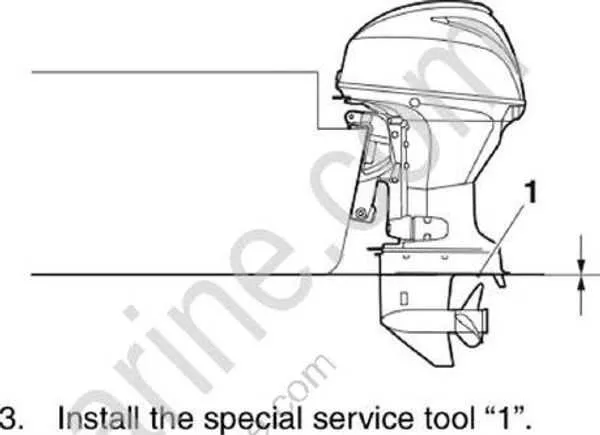 diagram of a boat motor