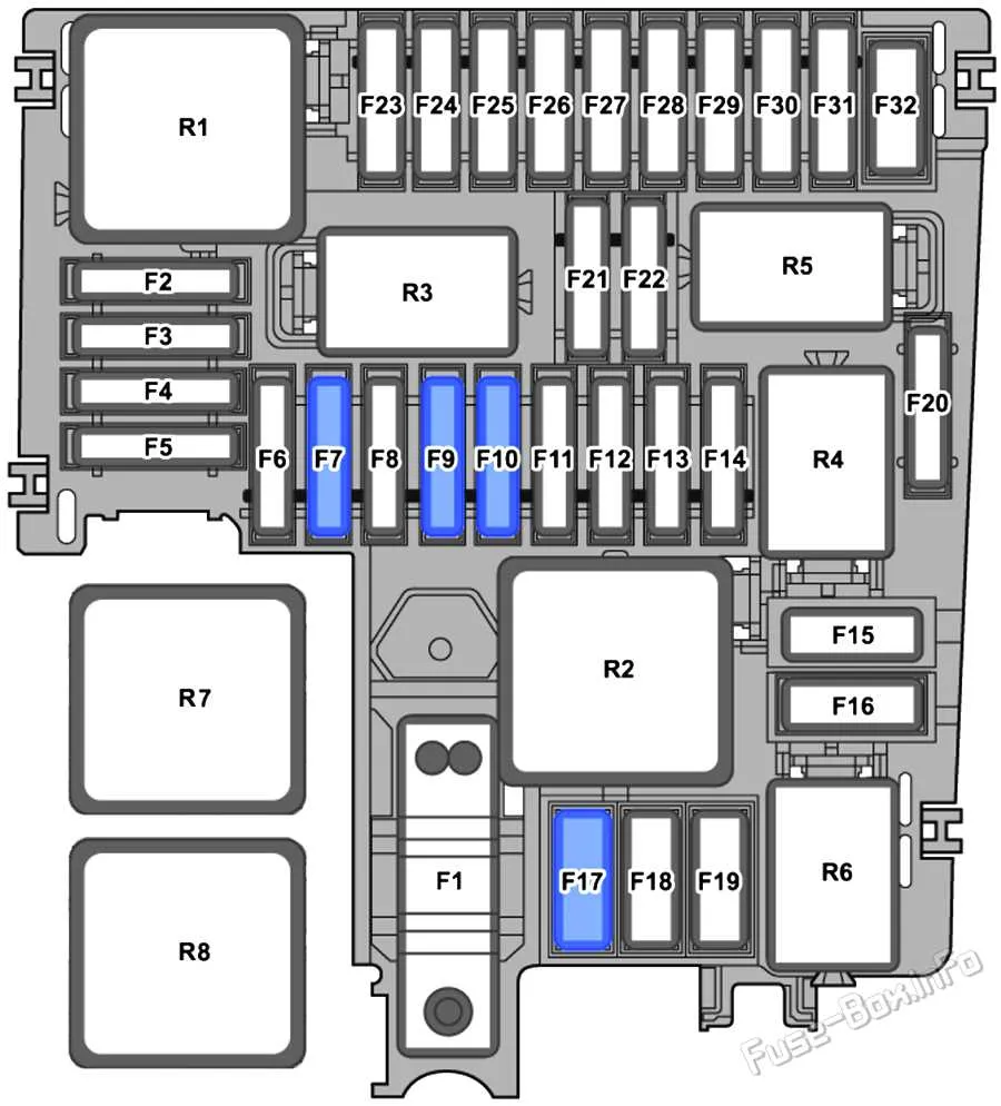 diagram of the fuse box
