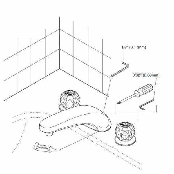 diagram old delta shower faucet parts