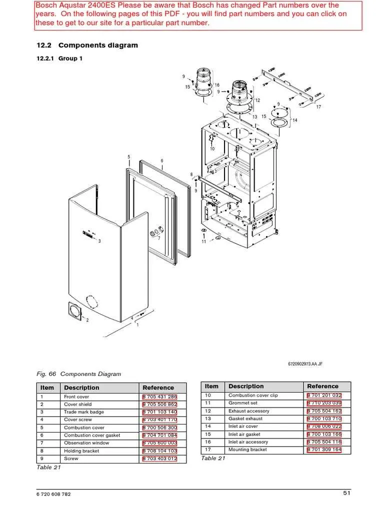 diagram water heater parts