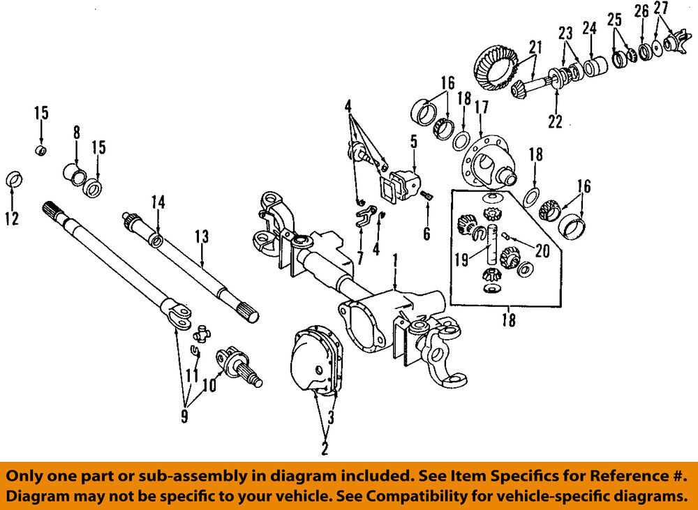 Exploring the Rear Axle Diagram of the Dodge Ram 2500