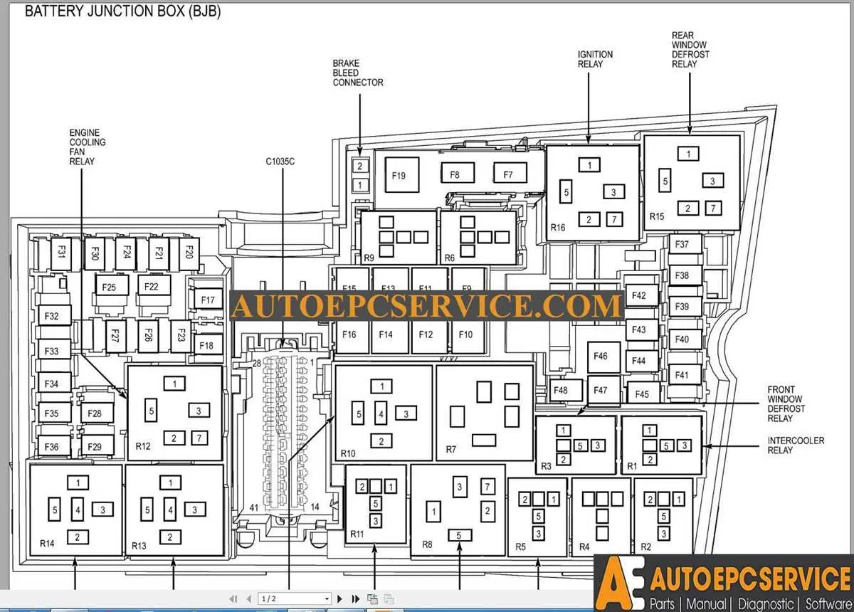 ford focus 2015 fuse box diagram