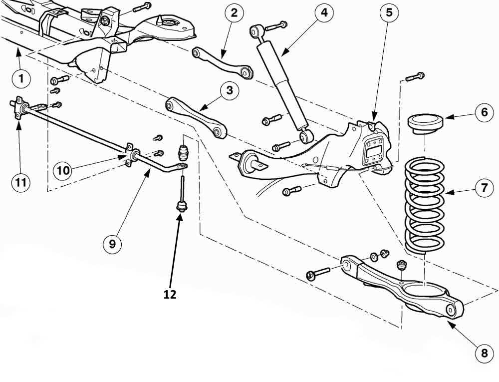 Ford focus front suspension diagram