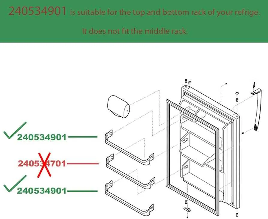 frigidaire refrigerator parts diagram