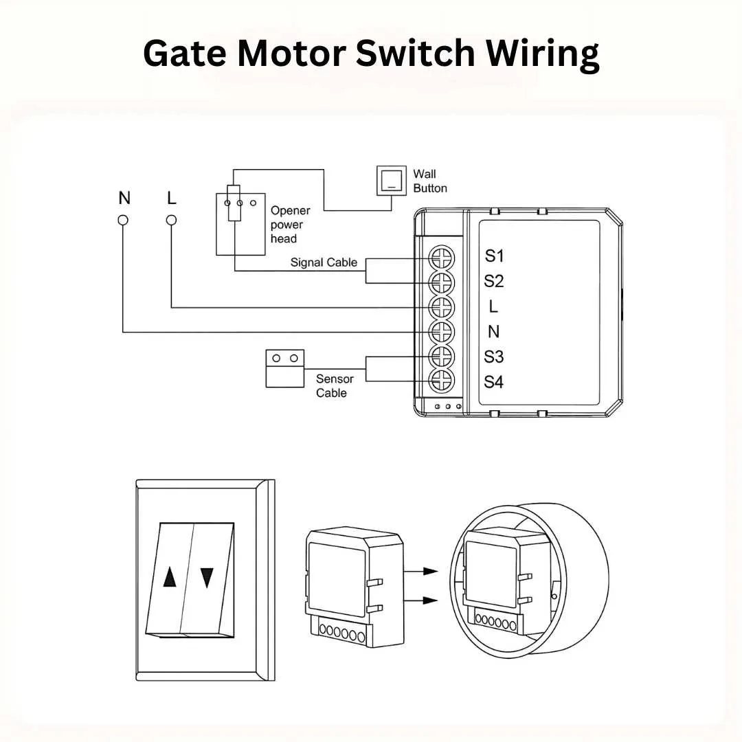 garage door opener electrical diagram