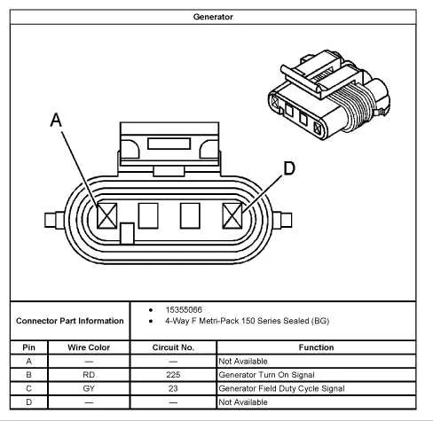 gm alternator wiring diagram 2 wire alternator