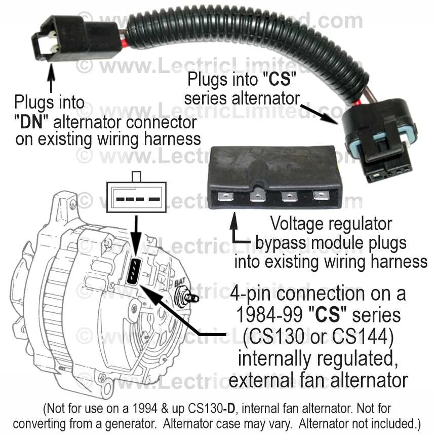 gm alternator wiring diagram 2 wire alternator