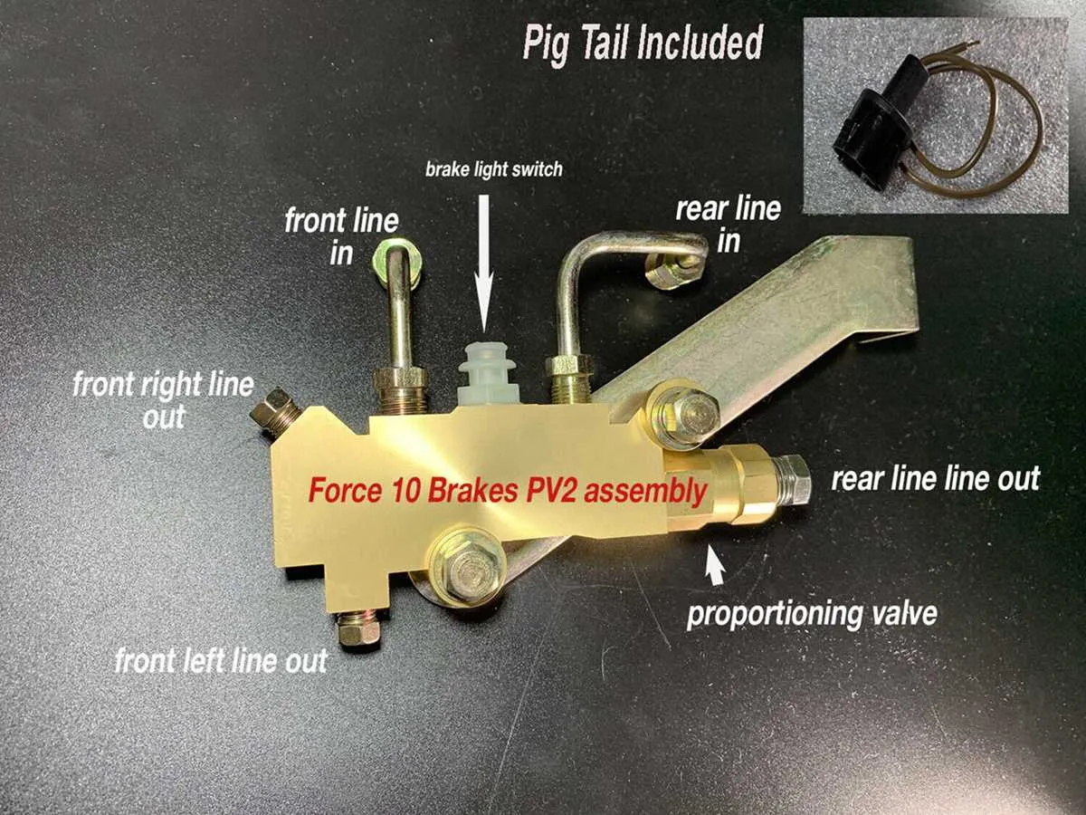 gm proportioning valve diagram