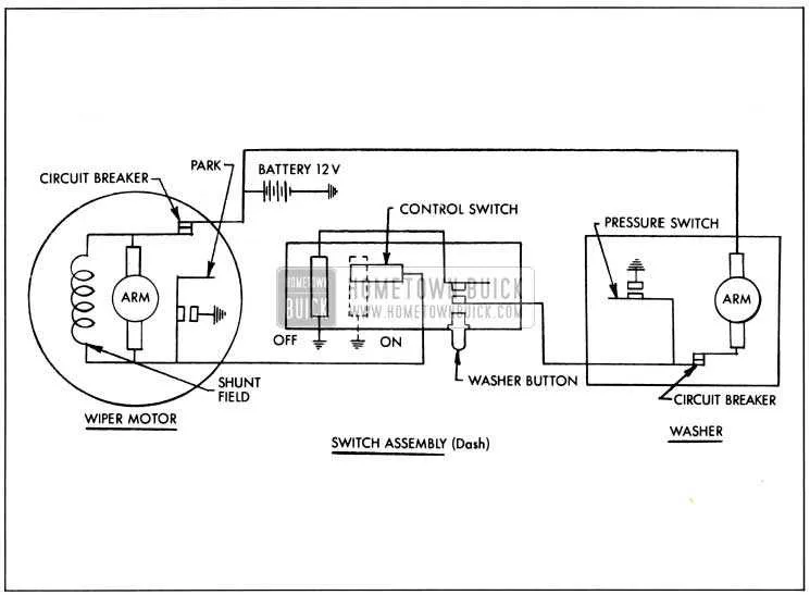 gm wiper motor wiring diagram