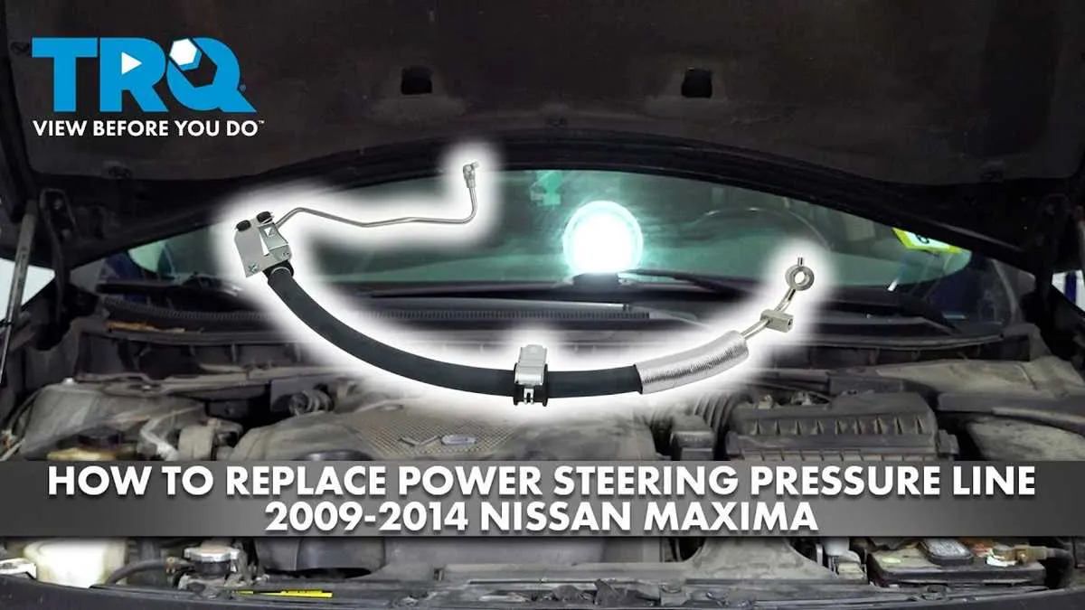 high pressure power steering hose diagram altima 2009