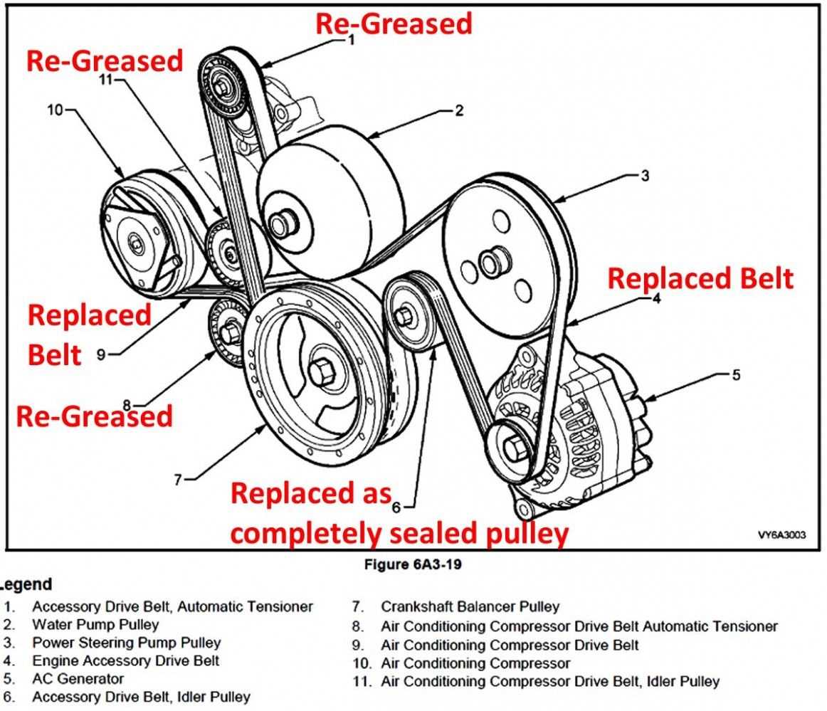 Hino 268 Belt Routing: Simplified Diagram