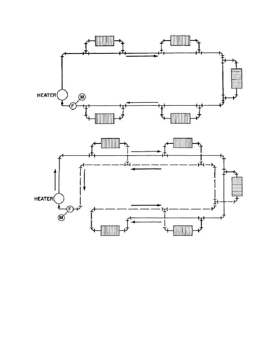 hot water piping diagrams