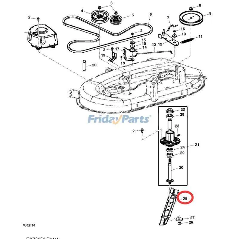 john deere d105 parts diagrams