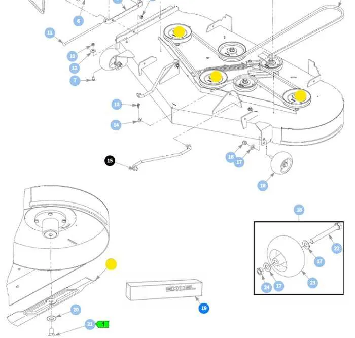 john deere gt235 belt diagram