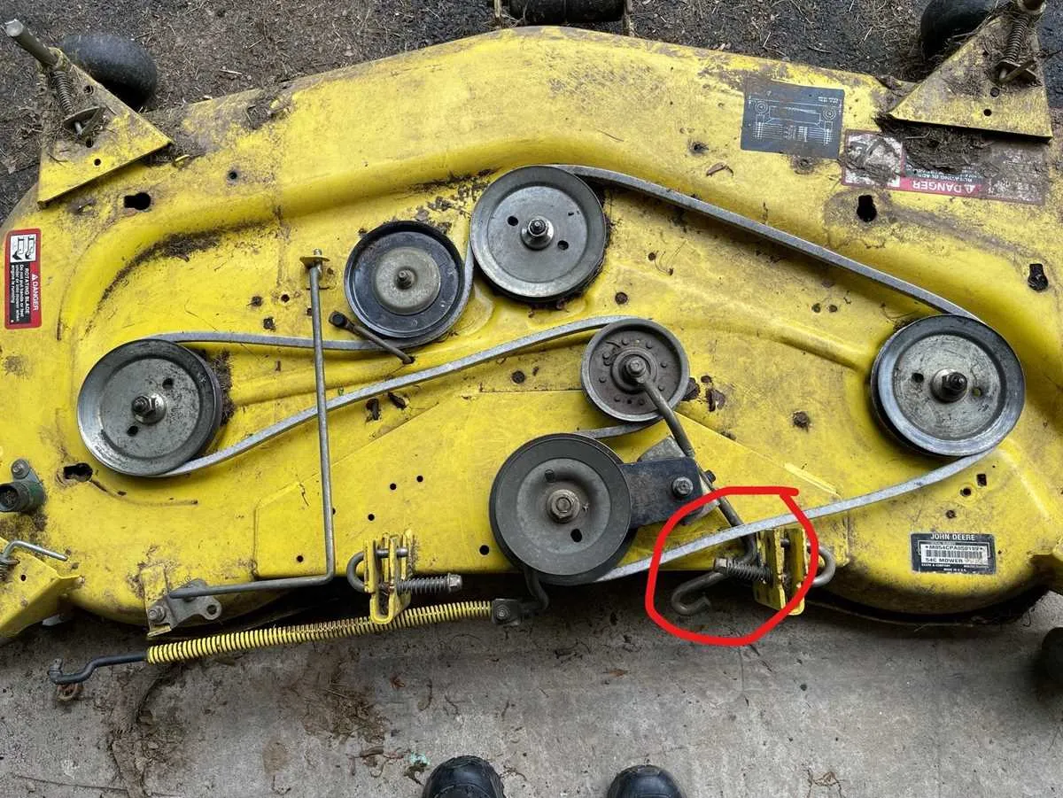 john deere s240 belt diagram