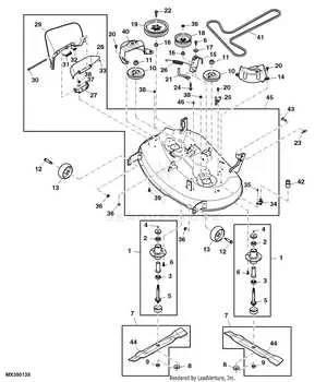 john deere z235 parts diagram