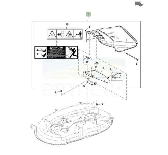 john deere z235 parts diagram