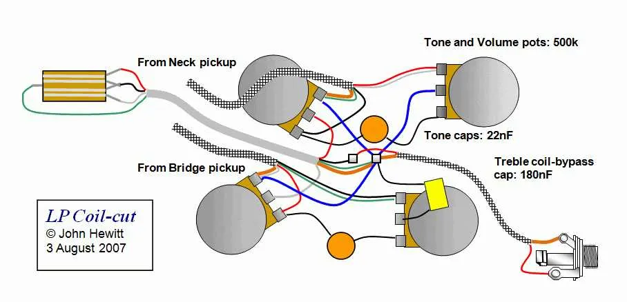 les paul wiring diagrams