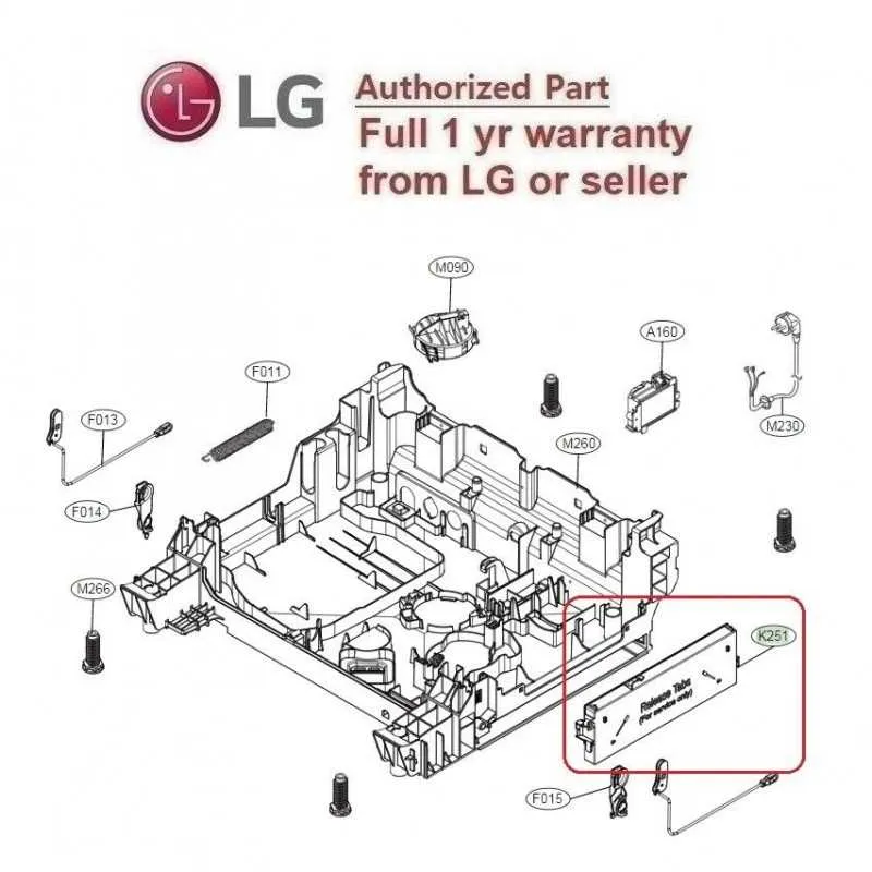 lg dishwasher parts diagram