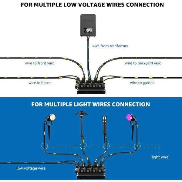 low voltage outdoor lighting wiring diagram