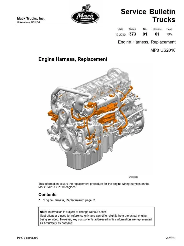 mack mp8 fuel system diagram
