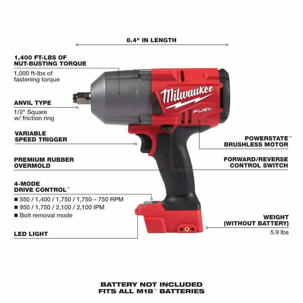 Key Components of the Milwaukee 2767 20 Impact Wrench