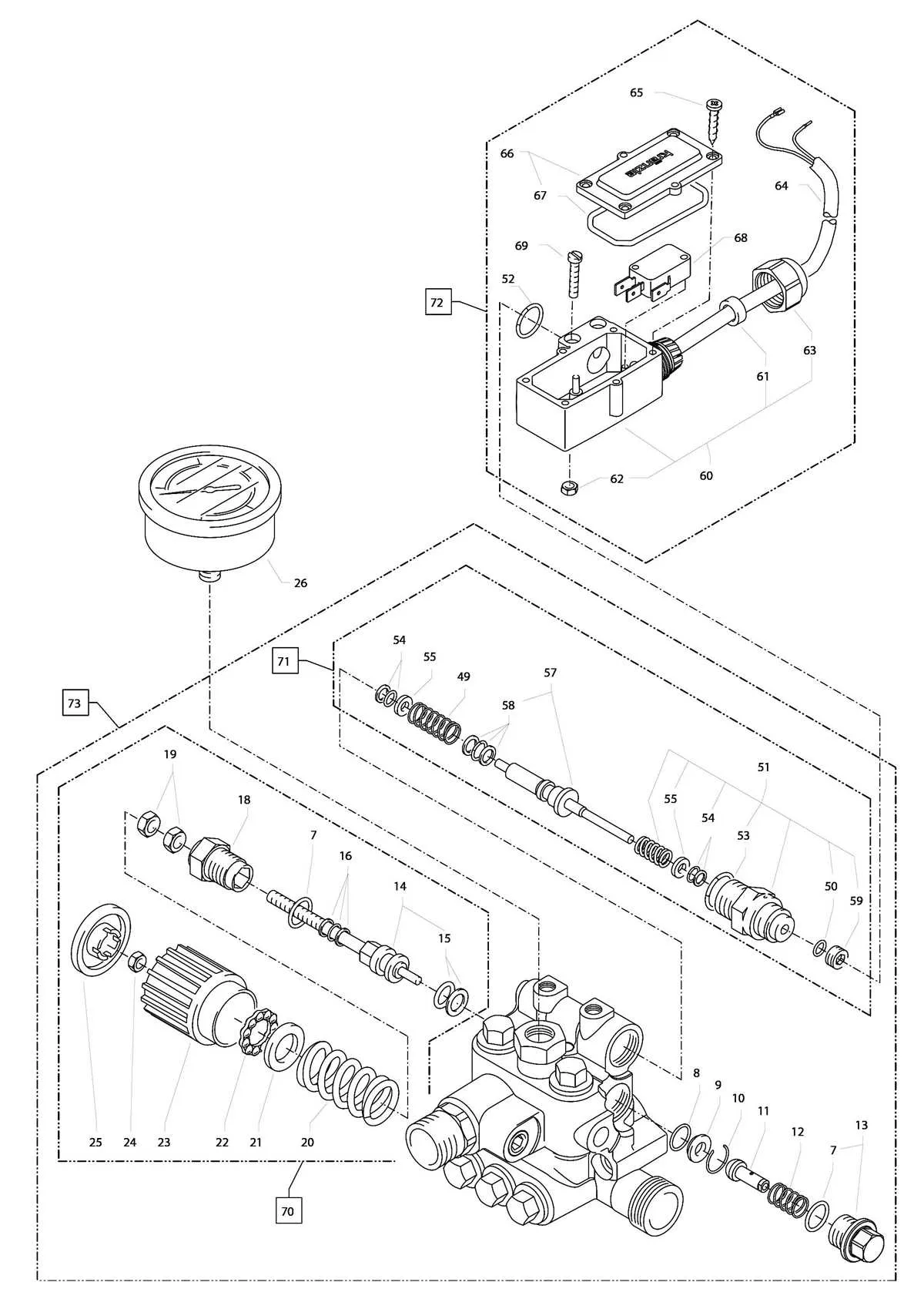 pressure washer pump parts diagram