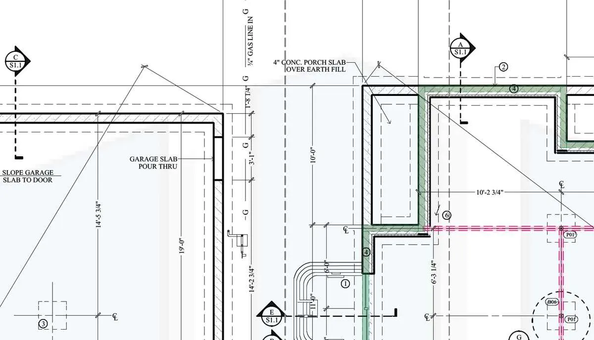 residential gas piping diagram