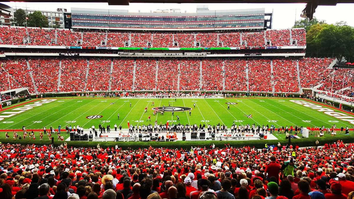 sanford stadium seating diagram