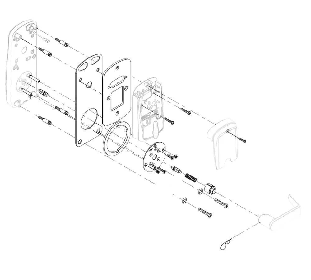 schlage fe595 parts diagram