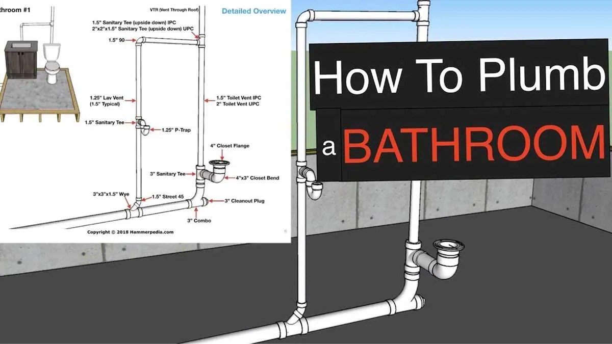 shower drain installation diagram