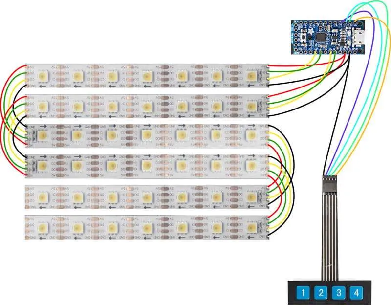 strip light wiring diagram