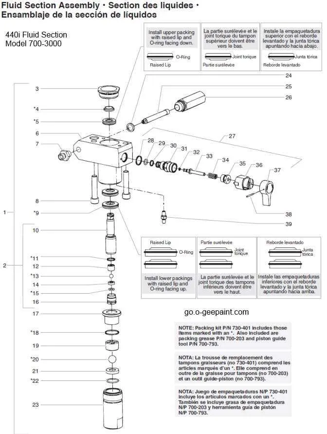 titan 440 parts diagram