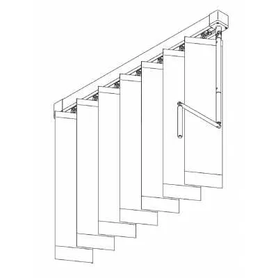 vertical blind parts diagram