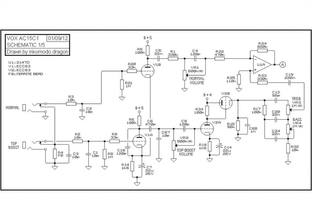 Vox ac10 schematic